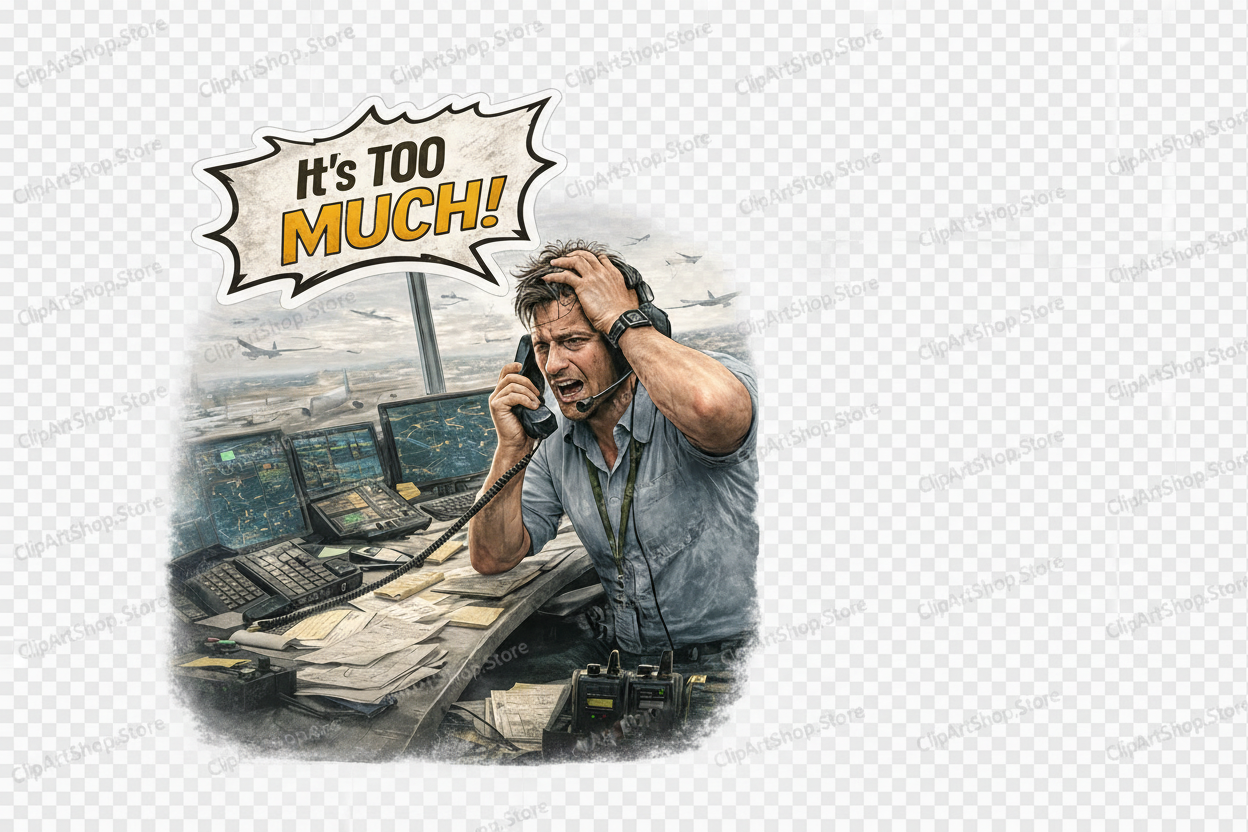 Funny Aviation Sticker Clipart 60 Pack Bundle PNG, Airplane Meme Clipart Pack, Pilot Airport ATC Ramp Agent Stickers, Printable Digital Download